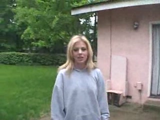 Blond Teen Takes It Hard