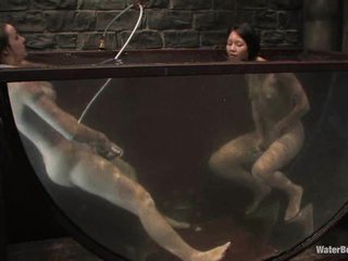 Twisted, nasty sluts fuck every other in an exotic underwater scene